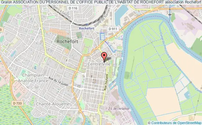 plan association Association Du Personnel De L'office Public De L'habitat De Rochefort Rochefort