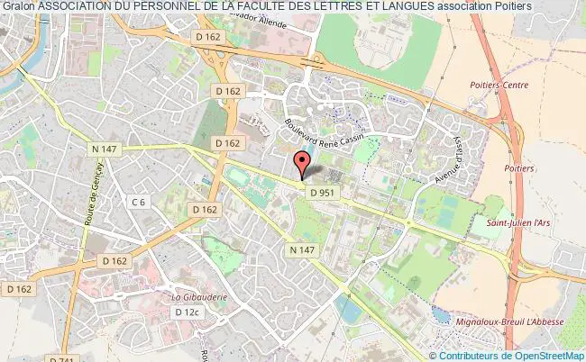 plan association Association Du Personnel De La Faculte Des Lettres Et Langues Poitiers