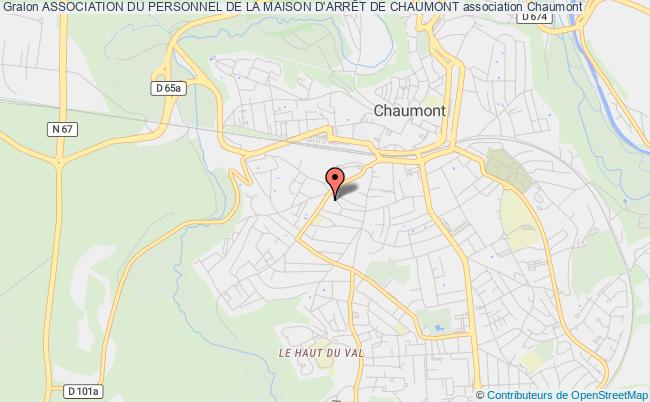 plan association Association Du Personnel De La Maison D'arrÊt De Chaumont Chaumont