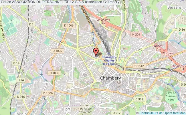 plan association Association Du Personnel De La S A S Chambéry