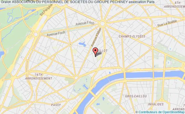 plan association Association Du Personnel De Societes Du Groupe Pechiney Paris