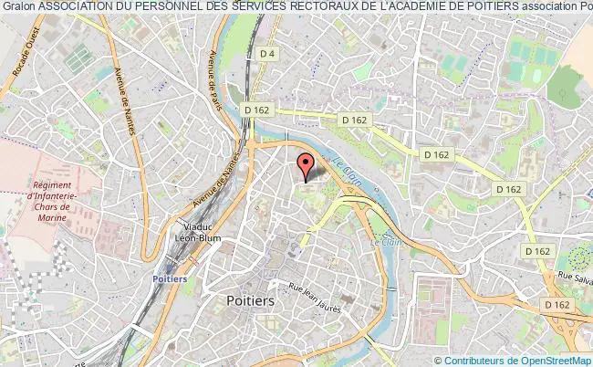 plan association Association Du Personnel Des Services Rectoraux De L'academie De Poitiers Poitiers