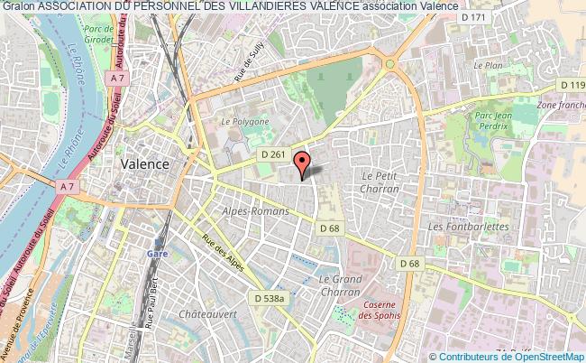 plan association Association Du Personnel Des Villandieres Valence Valence