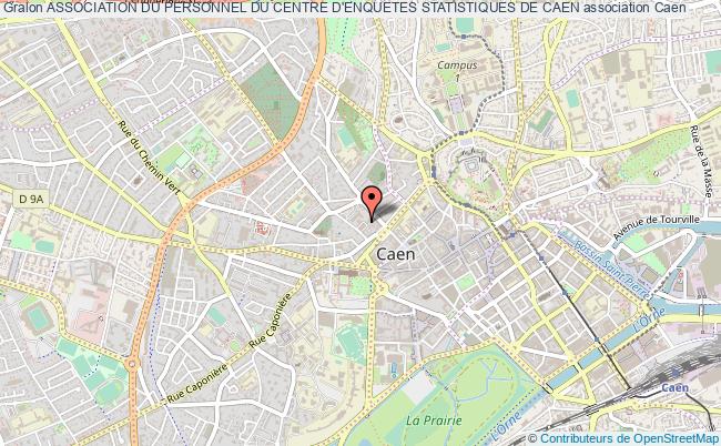 plan association Association Du Personnel Du Centre D'enquetes Statistiques De Caen Caen