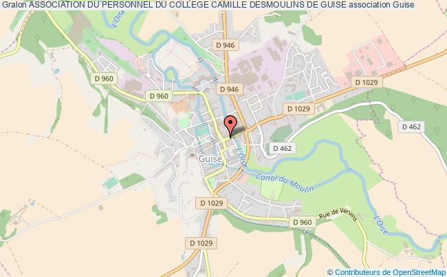 plan association Association Du Personnel Du College Camille Desmoulins De Guise Guise