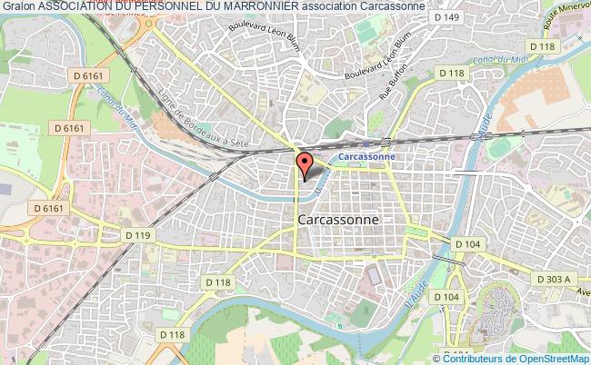 plan association Association Du Personnel Du Marronnier Carcassonne