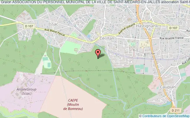 plan association Association Du Personnel Municipal De La Ville De Saint-medard-en-jalles Saint-Médard-en-Jalles