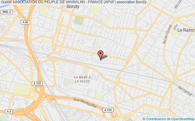 plan association Association Du Peuple De Vayavilan - France (apvf) Bondy