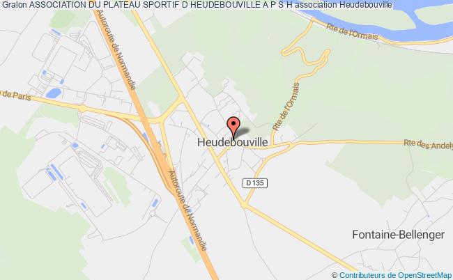 plan association Association Du Plateau Sportif D Heudebouville A P S H Heudebouville
