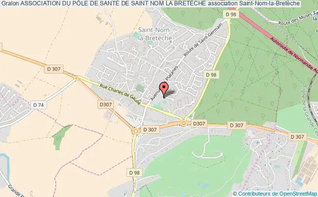 plan association Association Du PÔle De SantÉ De Saint Nom La BretÈche Saint-Nom-la-Bretèche