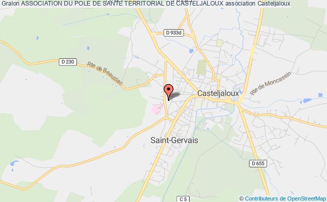 plan association Association Du Pole De Sante Territorial De Casteljaloux Casteljaloux