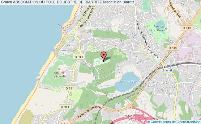 plan association Association Du PÔle Equestre De Biarritz Biarritz