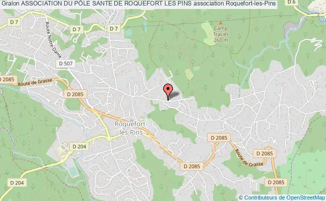plan association Association Du PÔle Sante De Roquefort Les Pins Roquefort-les-Pins