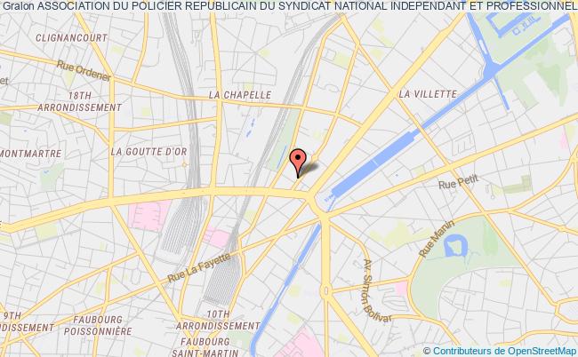 plan association Association Du Policier Republicain Du Syndicat National Independant Et Professionnel Des Crs Paris