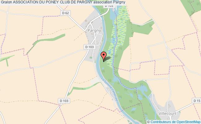 plan association Association Du Poney Club De Pargny Pargny