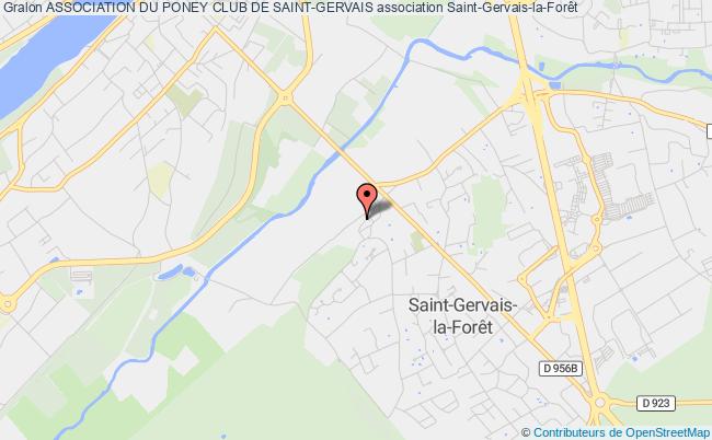 plan association Association Du Poney Club De Saint-gervais Saint-Gervais-la-Forêt