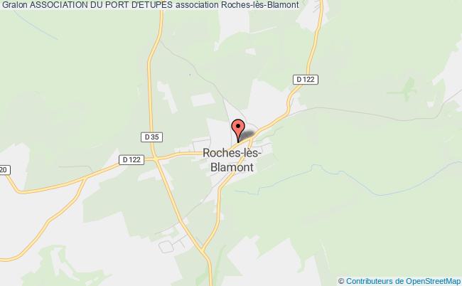 plan association Association Du Port D'etupes Roches-lès-Blamont