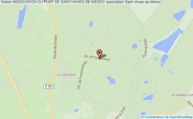 plan association Association Du Port De Saint-vivien-de-medoc Saint-Vivien-de-Médoc