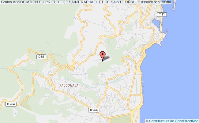 plan association Association Du Prieure De Saint Raphael Et De Sainte Ursule Bastia