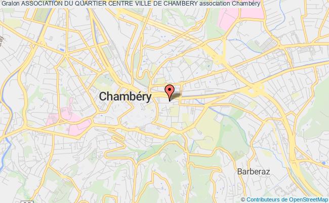 plan association Association Du Quartier Centre Ville De Chambery Chambéry