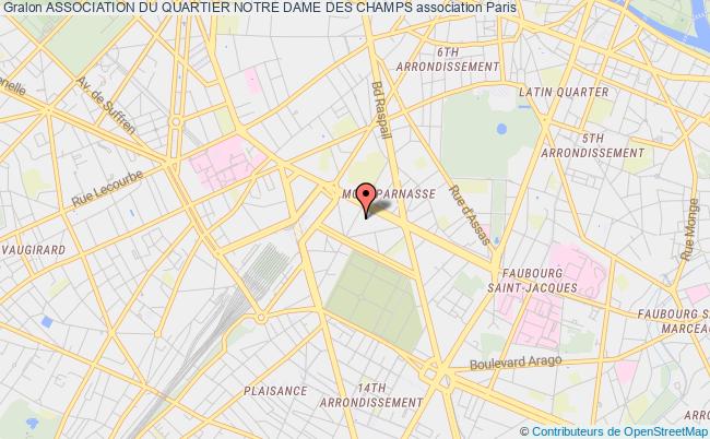 plan association Association Du Quartier Notre Dame Des Champs Paris