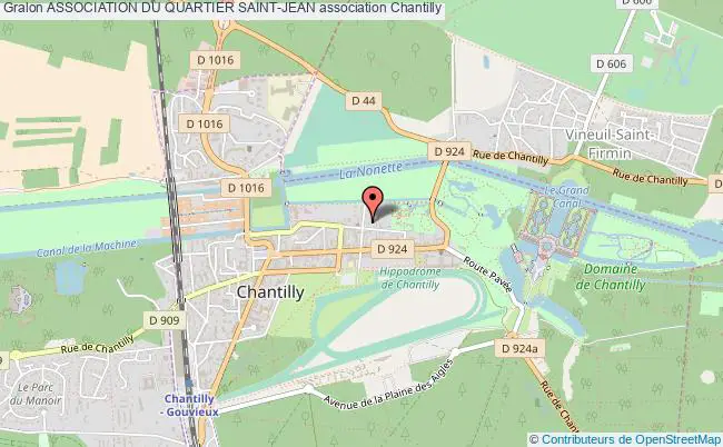 plan association Association Du Quartier Saint-jean Chantilly