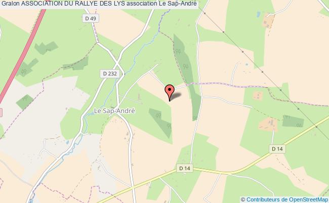 plan association Association Du Rallye Des Lys Le    Sap-André