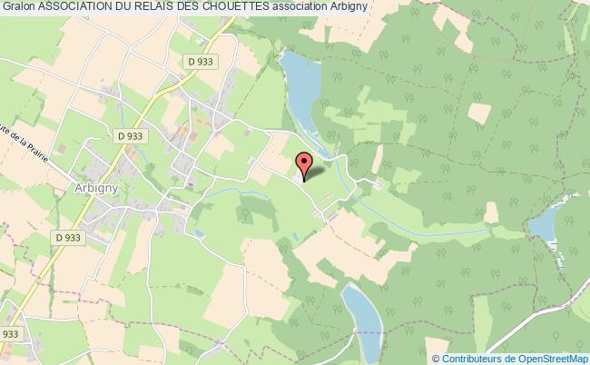 plan association Association Du Relais Des Chouettes Arbigny