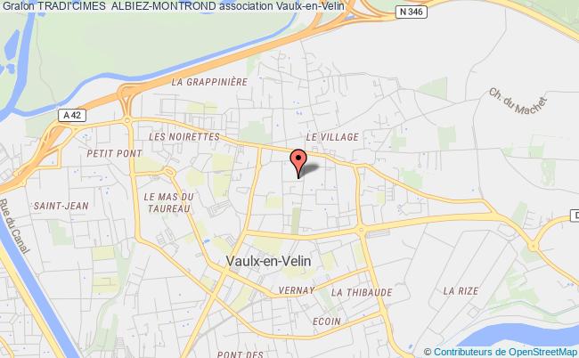 plan association Association Du Relais Des Pistes Albiez Montrond Vaulx-en-Velin