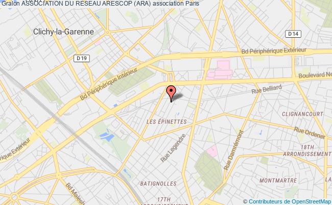 plan association Association Du Reseau Arescop (ara) Paris 17e