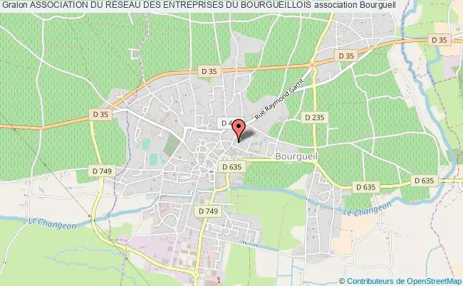 plan association Association Du RÉseau Des Entreprises Du Bourgueillois Bourgueil