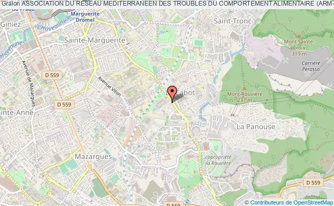 plan association Association Du Reseau Mediterraneen Des Troubles Du Comportement Alimentaire (arm-tca) Marseille