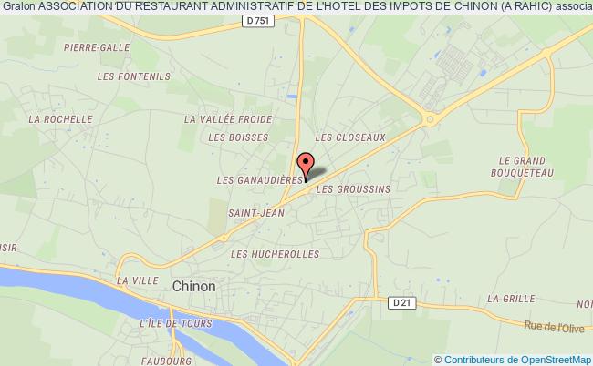 plan association Association Du Restaurant Administratif De L'hotel Des Impots De Chinon (a Rahic) Chinon