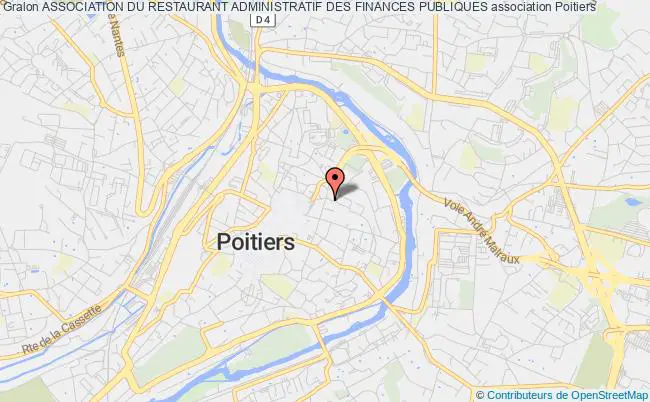 plan association Association Du Restaurant Administratif Des Finances Publiques Poitiers