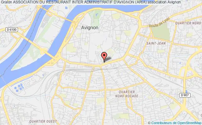 plan association Association Du Restaurant Inter Administratif D'avignon (aria) Avignon