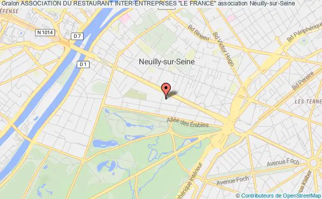 plan association Association Du Restaurant Inter-entreprises "le France" Neuilly-sur-Seine