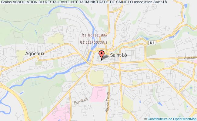 plan association Association Du Restaurant Interadministratif De Saint Lo Saint-Lô