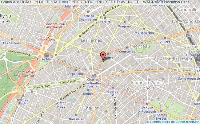 plan association Association Du Restaurant Interentreprises Du 33 Avenue De Wagram Paris