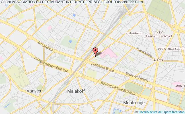 plan association Association Du Restaurant Interentreprises Le Jour Paris
