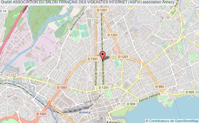plan association Association Du Salon FranÇais Des Videastes Internet (asfvi) Annecy