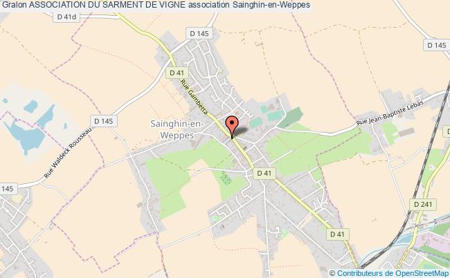 plan association Association Du Sarment De Vigne Sainghin-en-Weppes