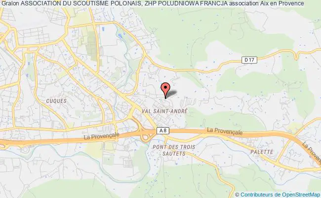 plan association Association Du Scoutisme Polonais, Zhp Poludniowa Francja Aix-en-Provence