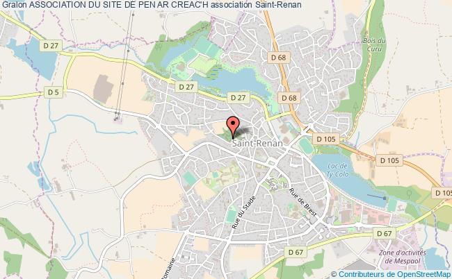 plan association Association Du Site De Pen Ar Creac'h Saint-Renan