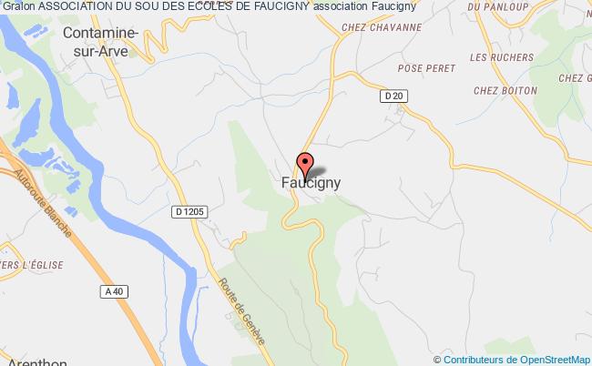 plan association Association Du Sou Des Ecoles De Faucigny Faucigny