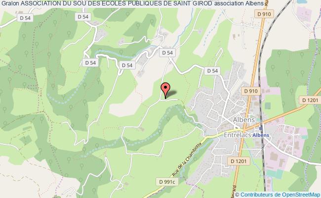 plan association Association Du Sou Des Ecoles Publiques De Saint Girod Saint-Girod