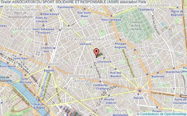 plan association Association Du Sport Solidaire Et Responsable (assr) Paris