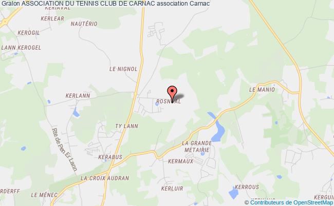 plan association Association Du Tennis Club De Carnac Carnac