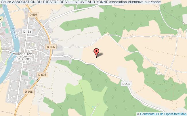 plan association Association Du TheÂtre De Villeneuve Sur Yonne Villeneuve-sur-Yonne