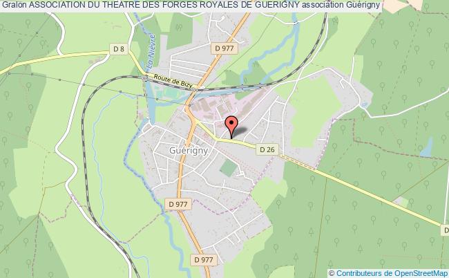 plan association Association Du Theatre Des Forges Royales De Guerigny Guérigny