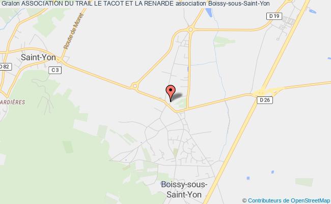 plan association Association Du Trail Le Tacot Et La Renarde Boissy-sous-Saint-Yon